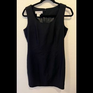 DRESS BARN - Square Neckline Thick Straps Little Black Dress Sz 10
